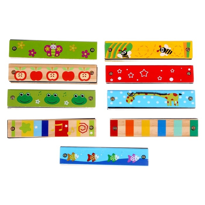 Игрушка музыкальная «Губная гармошка. Солнечный день», МИКС Игрушка музыкальная «Губная гармошка. Солнечный день», МИКС