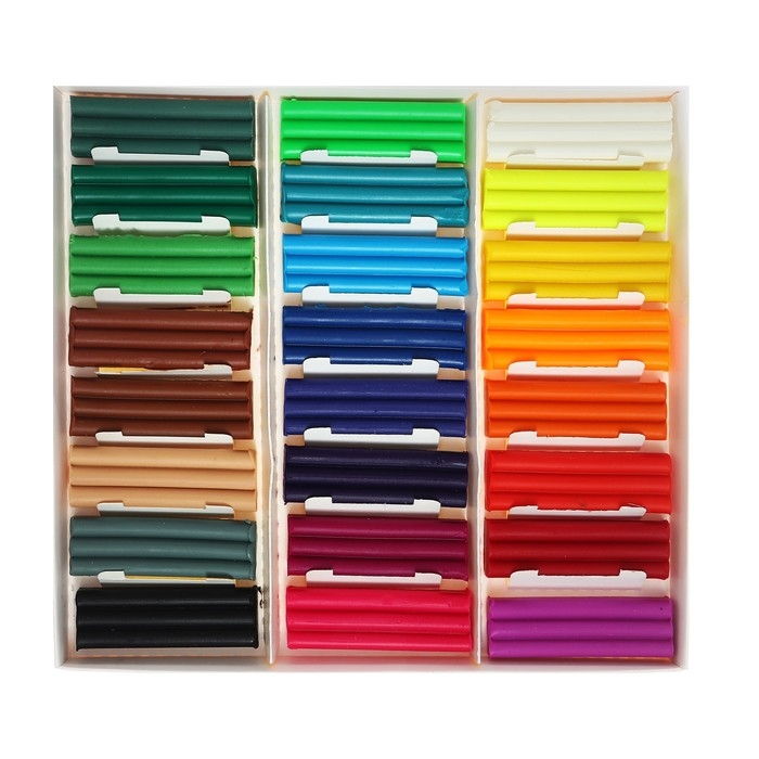 Пластилин мягкий (восковой) 24цв 360гр BRAUBERG KIDS Пластилин мягкий (восковой) 24цв 360гр BRAUBERG KIDS