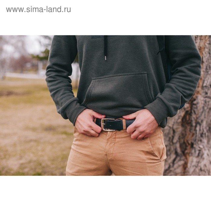 Ремень, ширина 3.5 см, винт, пряжка металл, цвет чёрный Ремень, ширина 3.5 см, винт, пряжка металл, цвет чёрный