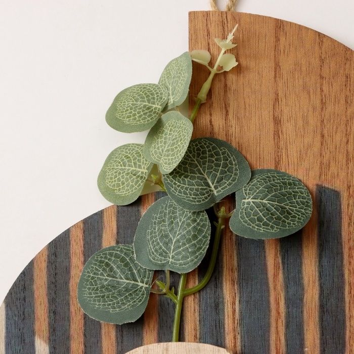 Крючки декоративные дерево Крючки декоративные дерево "Абстракция с растением" 1,5х19,5х23,5 см