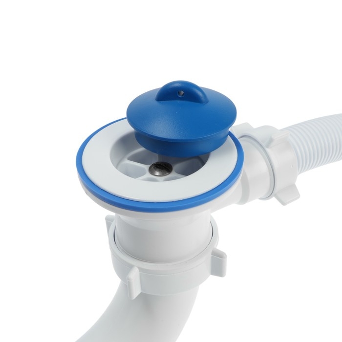 Сифон для ванны ORIO А-70089, 1 1/2 Сифон для ванны ORIO А-70089, 1 1/2"х40 мм, с пластик. решеткой d=70 мм, с гофрой 40х40/50мм