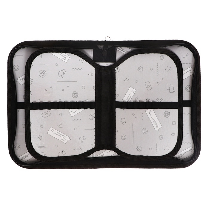 Пенал 3 секции, вкладка внутри, 140 х 210 х 40 мм, тканевый, Calligrata TOP Block  Пенал 3 секции, вкладка внутри, 140 х 210 х 40 мм, тканевый, Calligrata TOP Block "Аниме"