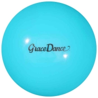 Мяч для художественной гимнастики Grace Dance, d=18,5 см, цвет голубой