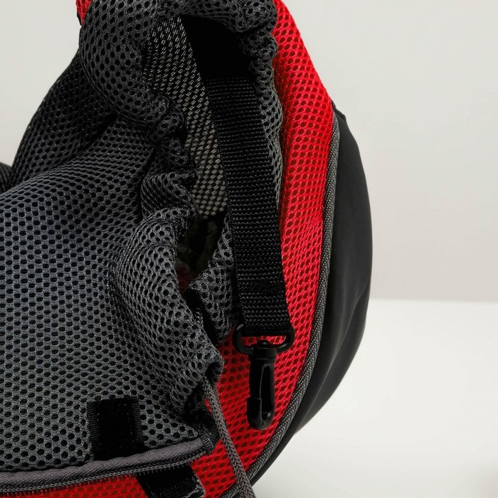 Сумка-переноска Сумка-переноска "Слинг" для животных, 37 х 20 см, красная