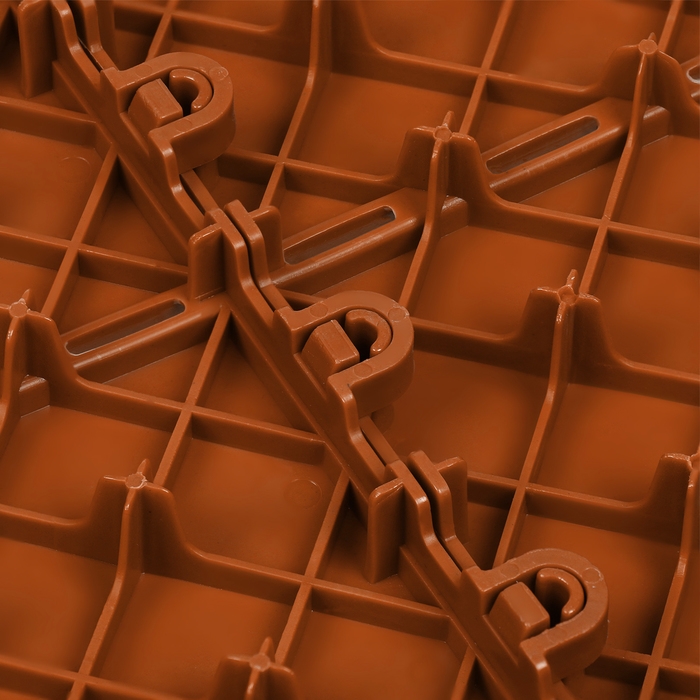 Модульное покрытие, 30 × 30 см, пластик, терракотовое, 1 шт. Модульное покрытие, 30 × 30 см, пластик, терракотовое, 1 шт.