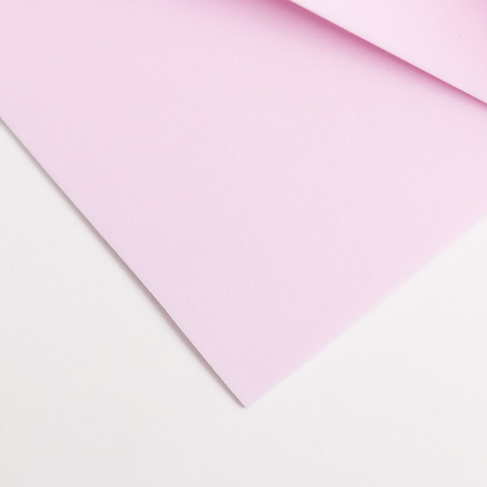 Фоамиран иранский 2 мм (светло-розовый/142) 60х70 см Фоамиран иранский 2 мм (светло-розовый/142) 60х70 см