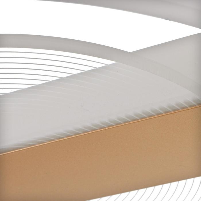 Люстра с ПДУ 1343/2 LED 100Вт 3000-6000К золото 52х50х9 см BayerLux