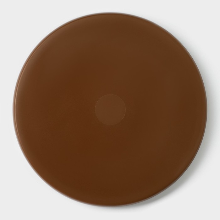 Блюдо «Натурэль», d=20,5 см, цвет коричневый