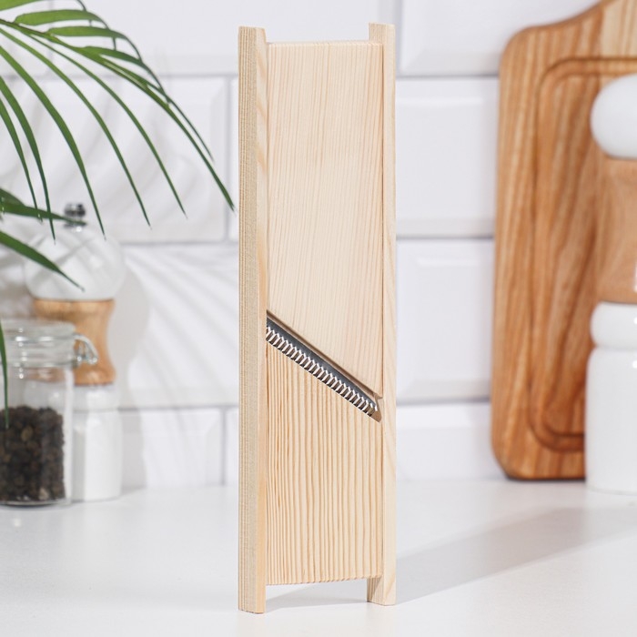 Терка для корейской моркови деревянная  Терка для корейской моркови деревянная "ЭКОНОМ" толщина 1,2 см