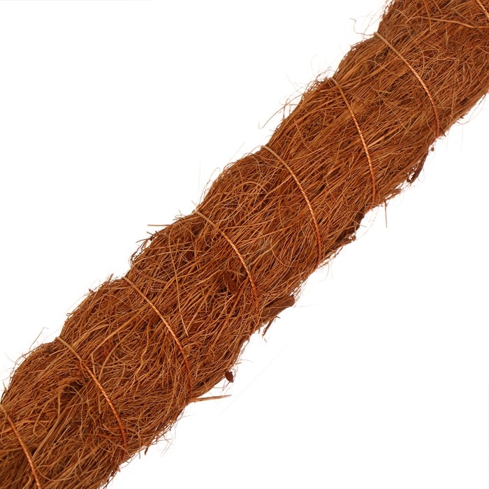 Опора для подвязки растений, h = 80 см, d = 2,5 см, кокосовая, Greengo Опора для подвязки растений, h = 80 см, d = 2,5 см, кокосовая, Greengo