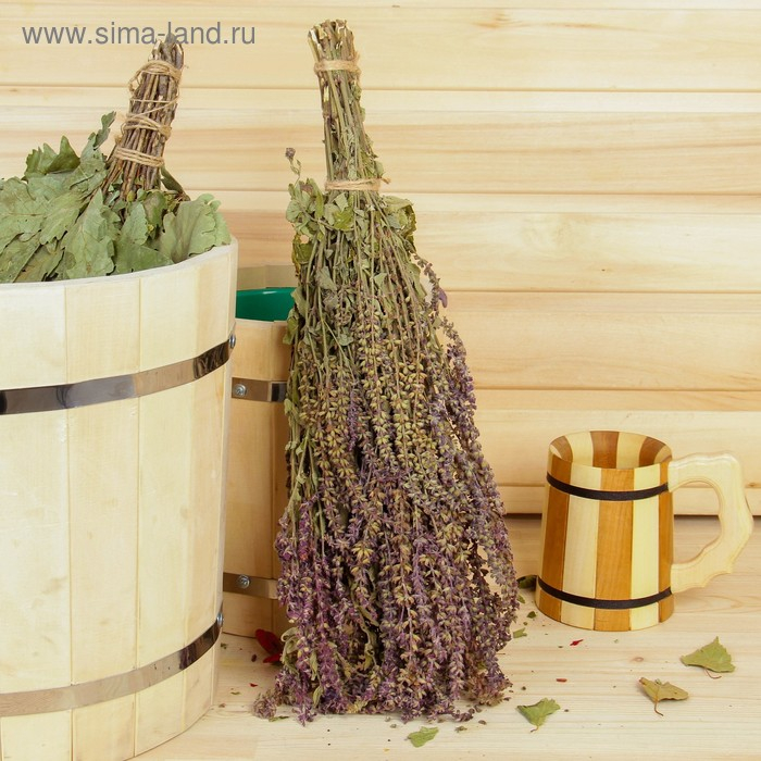 Веник для бани 45 (+-5) см ТРАВЯНОЙ из шалфея, в индивидуальной упаковке Веник для бани 45 (+-5) см ТРАВЯНОЙ из шалфея, в индивидуальной упаковке