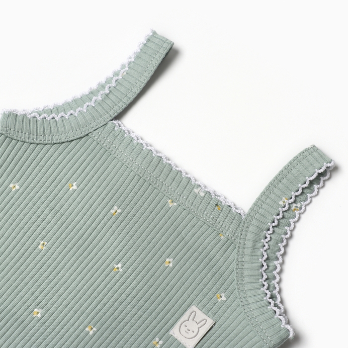 Боди-майка Крошка Я Olives, р. 62-68, оливковый Боди-майка Крошка Я Olives, р. 62-68, оливковый