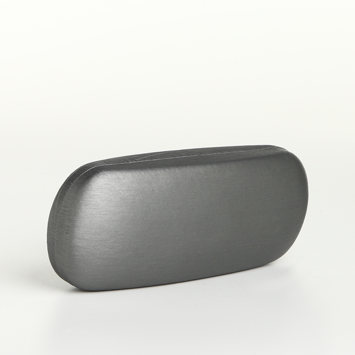 Футляр для очков на хлопушке, длина 16 см, цвет серый Футляр для очков на хлопушке, длина 16 см, цвет серый