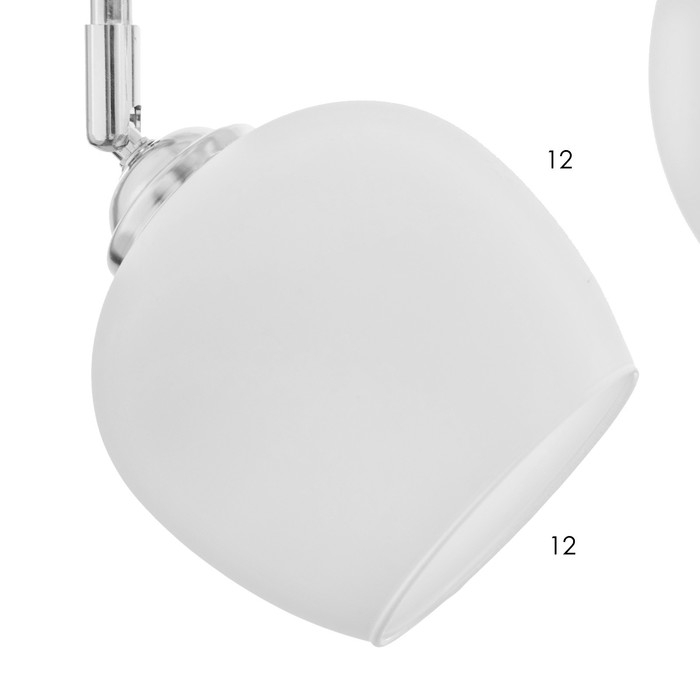 Люстра Люстра "Ава" 5хЕ27 40Вт бело-хромовый 58х58х27 см BayerLux