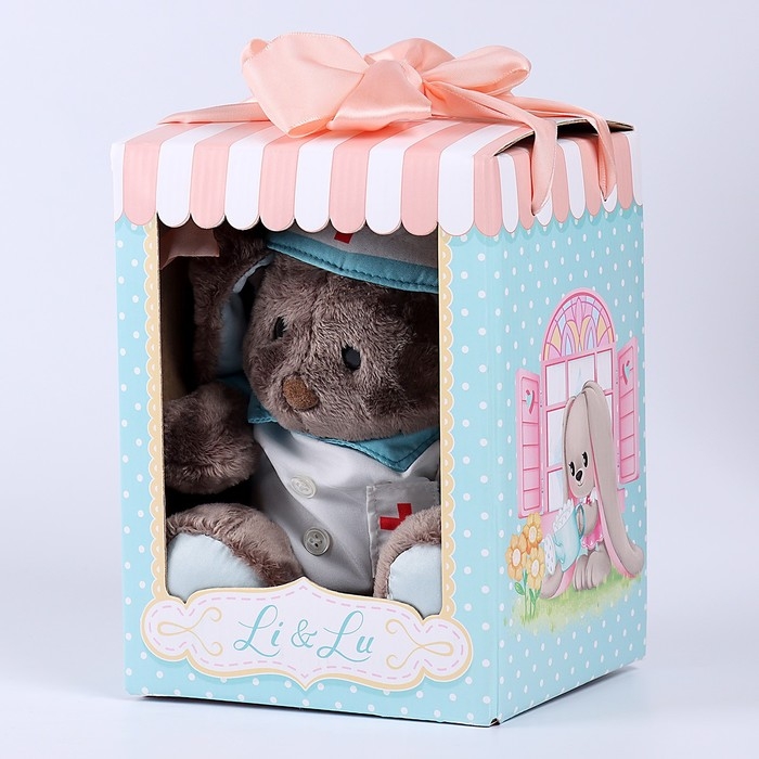 Мягкая игрушка Мягкая игрушка "Зайка Li доктор ", заяц, 25 см