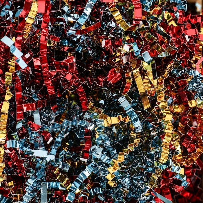 Наполнитель металлизированный, 50 г, Наполнитель металлизированный, 50 г, "Рождественские огни"