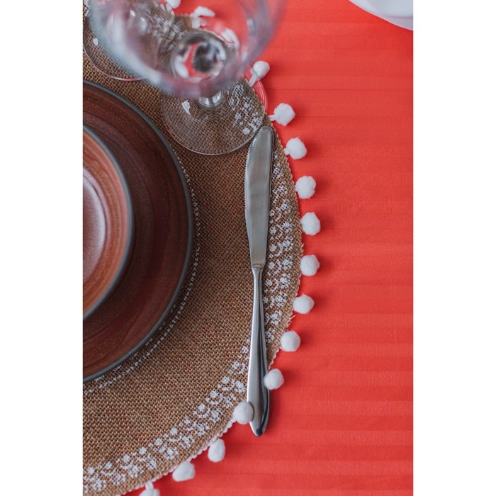 Салфетка сервировочная на стол Доляна «Африка», 38×38 см, цвет белый Салфетка сервировочная на стол Доляна «Африка», 38×38 см, цвет белый