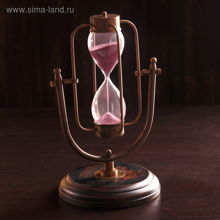 Песочные часы Песочные часы "Антик" латунь, дерево (5 мин) 16х15х25 см