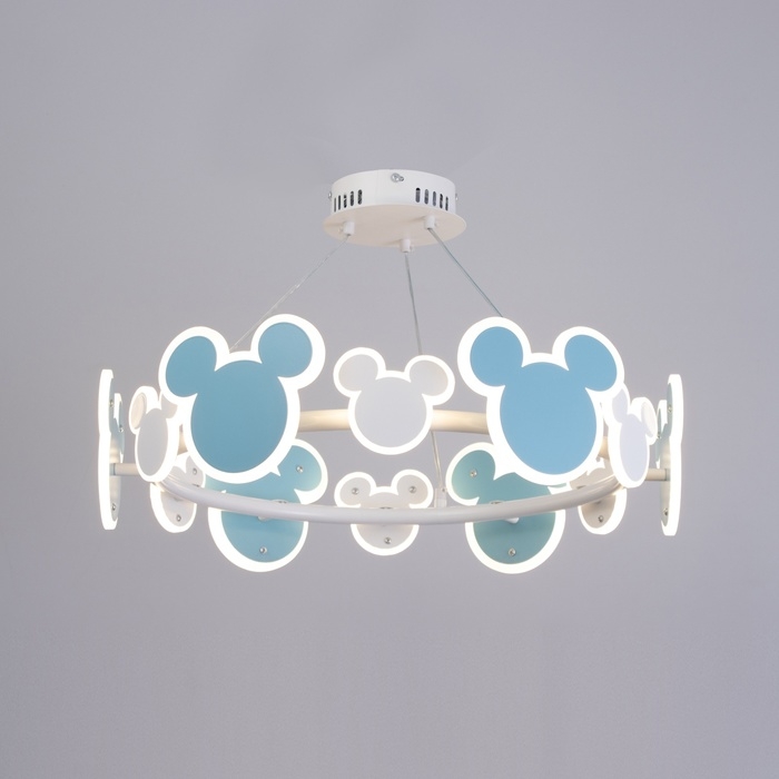 Люстра Люстра "Микки" LED 36Вт 4000К синий 58х58х60см