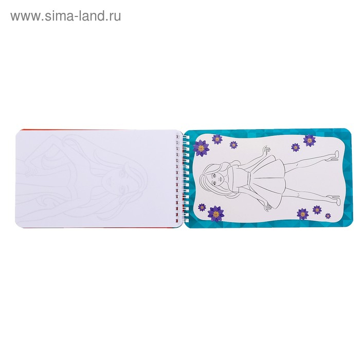 Альбом с наклейками и трафаретами «Стильный образ», 72 стр. Альбом с наклейками и трафаретами «Стильный образ», 72 стр.