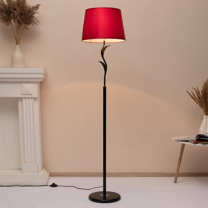 Торшер "Лусия" 1х15Вт Е27 черный 35х35х156см