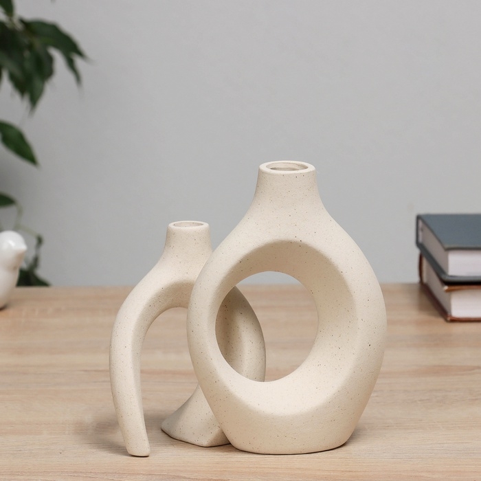 Ваза керамика настольная Ваза керамика настольная "Ловис" 14х7х15 см