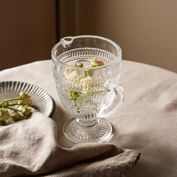 Кувшин для воды стеклянный SL Home «Ларго», 1,1 л, 14×20 см, цвет прозрачный