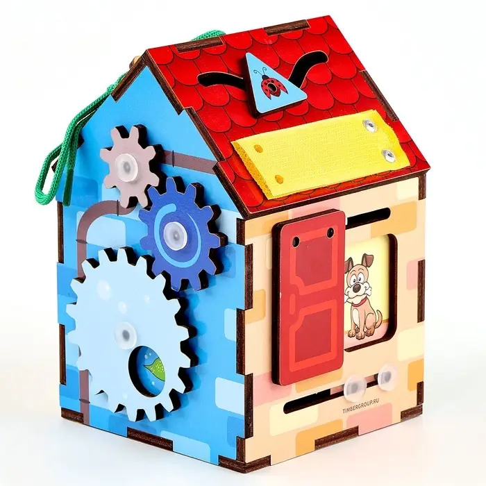 Бизиборд деревянный для детей, МИКС