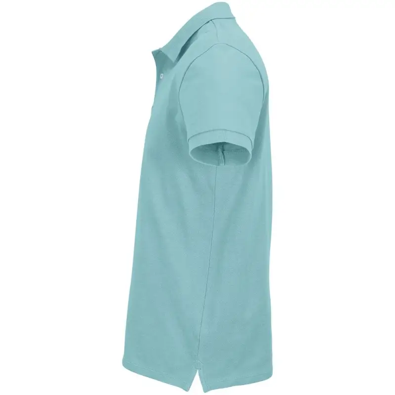 Рубашка поло унисекс Pacific, голубая (морская волна), размер S