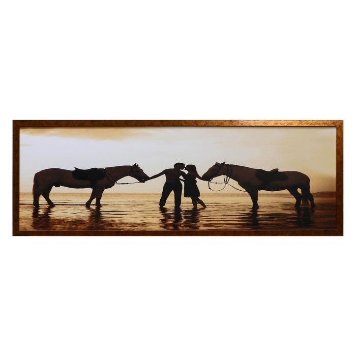 Картина  Картина "Любовь" 47*127 см, рама микс