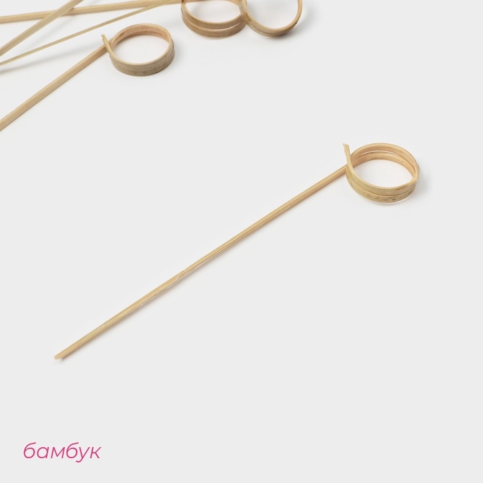 Шпажки Доляна «Природа», 12 см, набор 50 шт Шпажки Доляна «Природа», 12 см, набор 50 шт