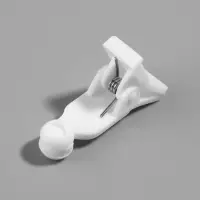 Зажим для штор, 35&times;20&times;10 мм, 10 шт., белый