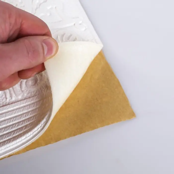 Панель ПВХ самоклеящаяся TAKE IT EASY «Узор», 690×690 мм, цвет белый Панель ПВХ самоклеящаяся TAKE IT EASY «Узор», 690×690 мм, цвет белый