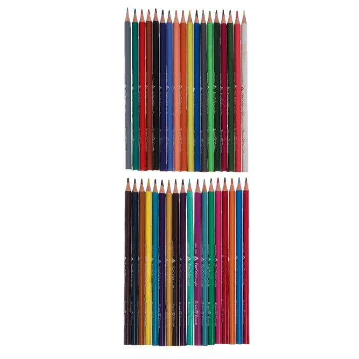 Карандаши цветные 36 цветов Funcolor пластиковые, МИКС Карандаши цветные 36 цветов Funcolor пластиковые, МИКС