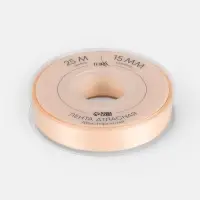 Лента атласная TEIRA, двухсторонняя, 15 мм, 25&plusmn;1 м, светло-бежевая №112