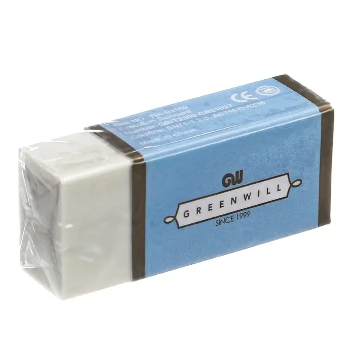 Ластик прямоугольный белый Ластик прямоугольный белый