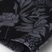 Шапочка для плавания взрослая ONLYTOP Flowers, тканевая, обхват 54-60 см