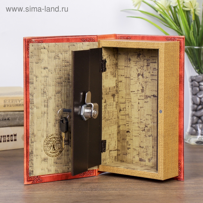 Сейф дерево книга  Сейф дерево книга "Русская история" 21х13х5 см
