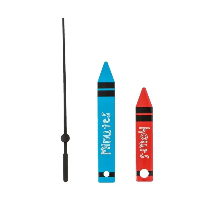 Комплект из 3-х стрелок для часов 55/72/77 мм, фасовка 10 шт, карандаши Комплект из 3-х стрелок для часов 55/72/77 мм, фасовка 10 шт, карандаши