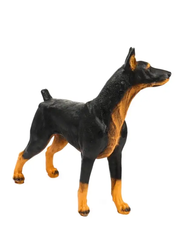 Садовая фигура из полистоуна &laquo;Собака Доберман&raquo;, 45&times;19&times;46 см