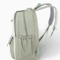 Рюкзак 31*14*44 см, 2 отд. 3 н/карм+пенал, Комби олив/бел