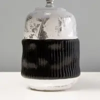 Лампа настольная RISALUX &laquo;Ганна&raquo;, Е14, 40 Вт, чёрно-хромированная, 20&times;20&times;33 см
