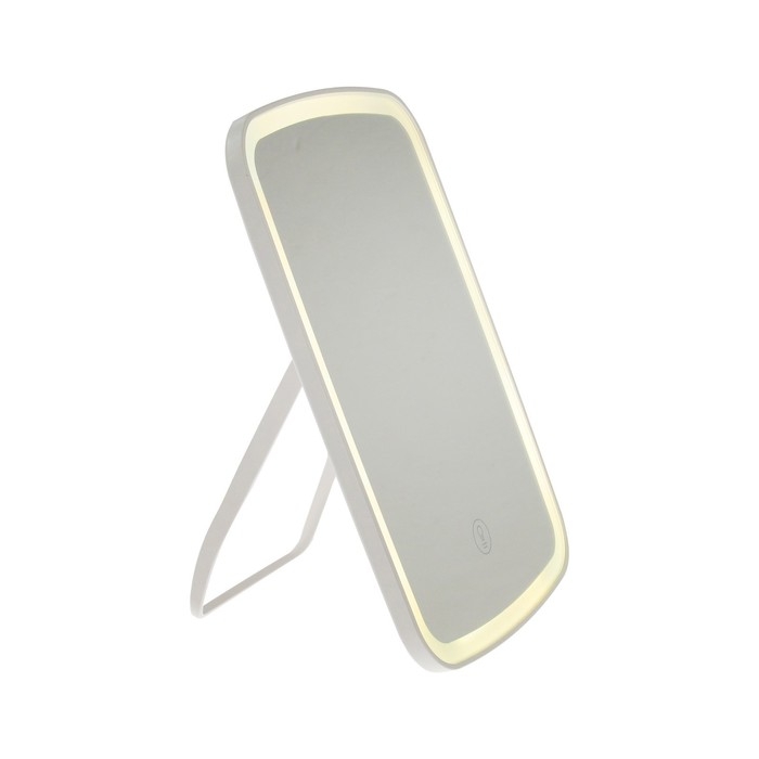 Зеркало Luazon KZ-12, подсветка, настольное, 42 диода, USB, 3 режима свечения Зеркало Luazon KZ-12, подсветка, настольное, 42 диода, USB, 3 режима свечения