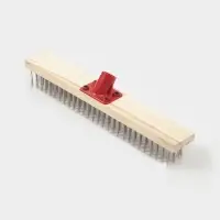 Щетка для пола с металлической щетиной 40 см