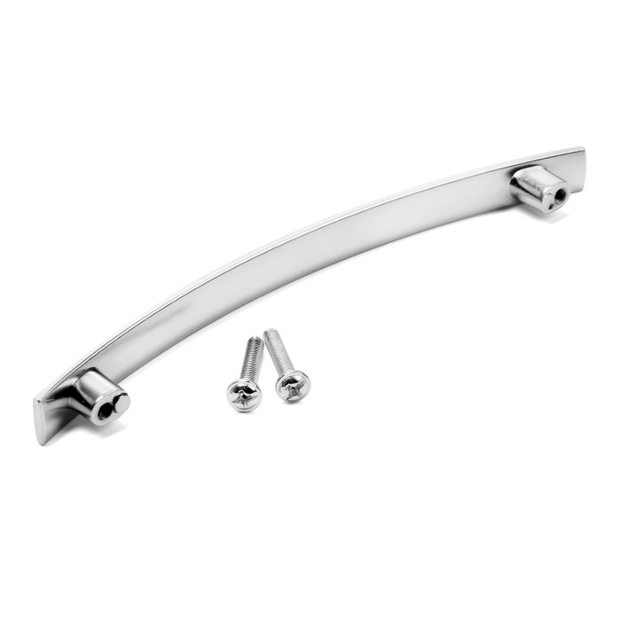 Ручка скоба ТУНДРА LIGHT РС001AL, м/о 128 мм, цвет матовый никель, 4 шт TMP