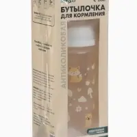 Бутылочка для кормления M&B, ШГ &Oslash;50 мм, +3мес., 260 мл.