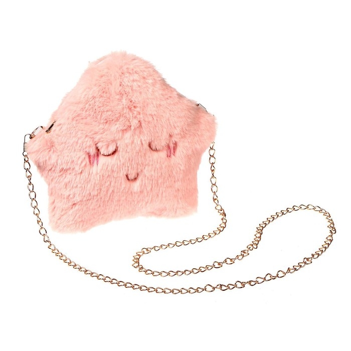 Сумка детская плюшевая «Звёздочка», 20х23 см