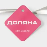 Половник из нержавеющей стали Доляна Bend, 30&times;9 см, цвет серебряный