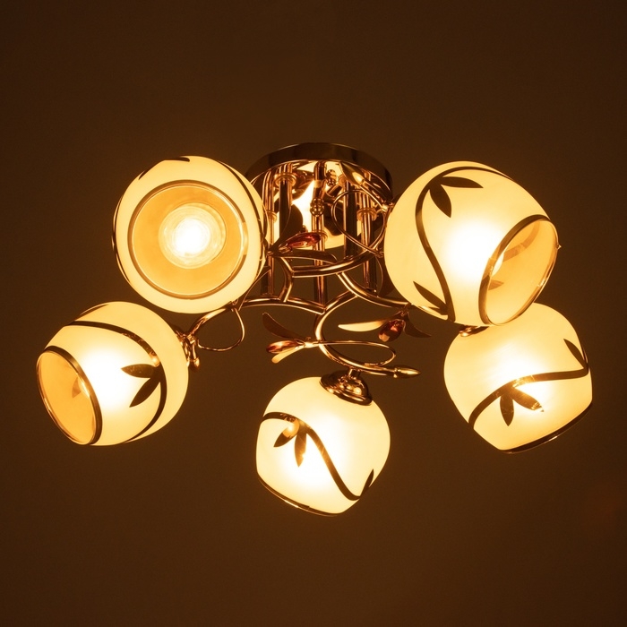 Люстра Люстра "Жаннета" 5х40Вт Е27 Золото МОДЕЛЬ: 2800064