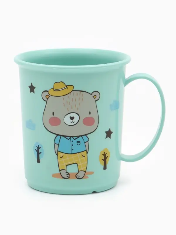 Кружка с декором 180 мл, детская, пластиковая